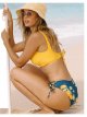 Women's Bikini Swimsuit Front Cross Lace Up Two Piece Bathing Suit